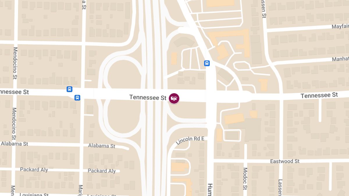 Traffic Collision with Injuries on I-80 West at Tennessee St On-Ramp