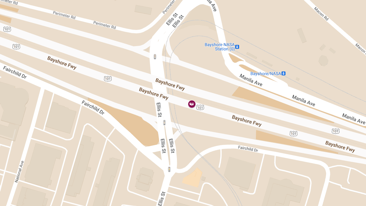 Traffic Collision with Injuries on US-101 N Near Ellis St