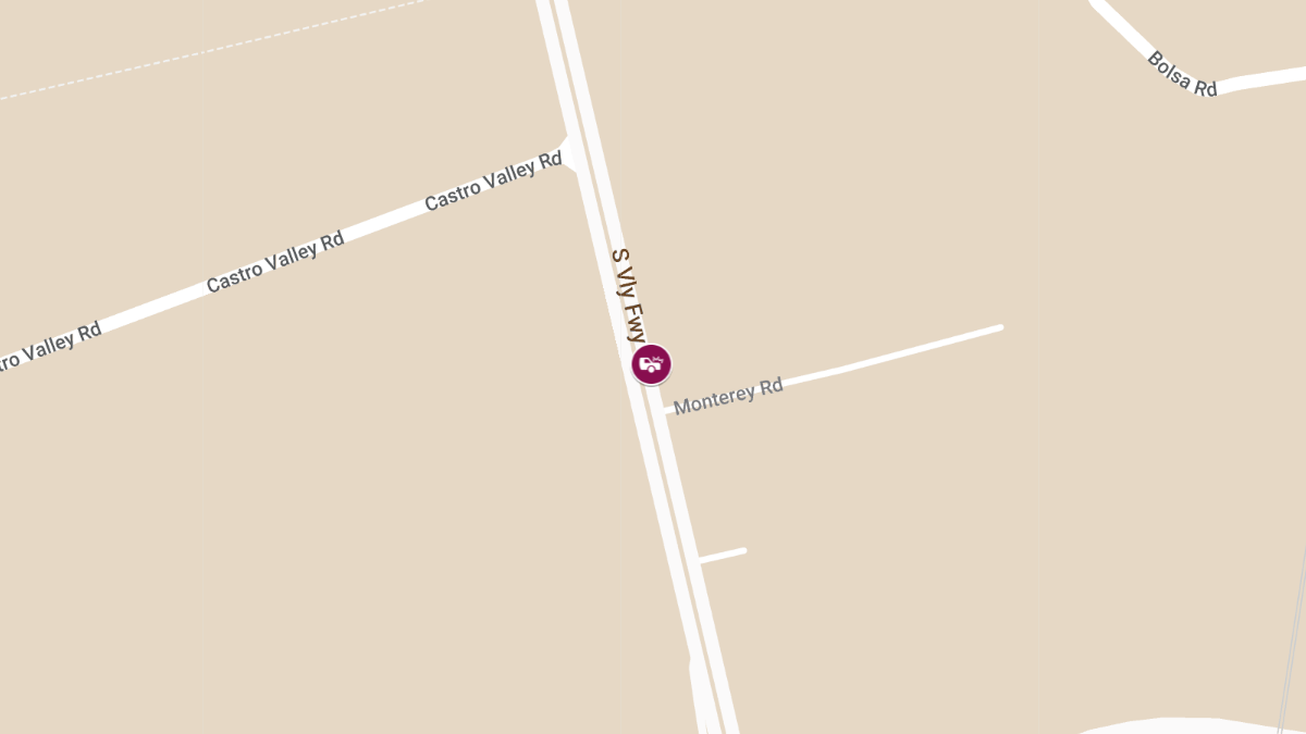 Traffic Collision with Injuries on US-101 South Near Monterey Hwy