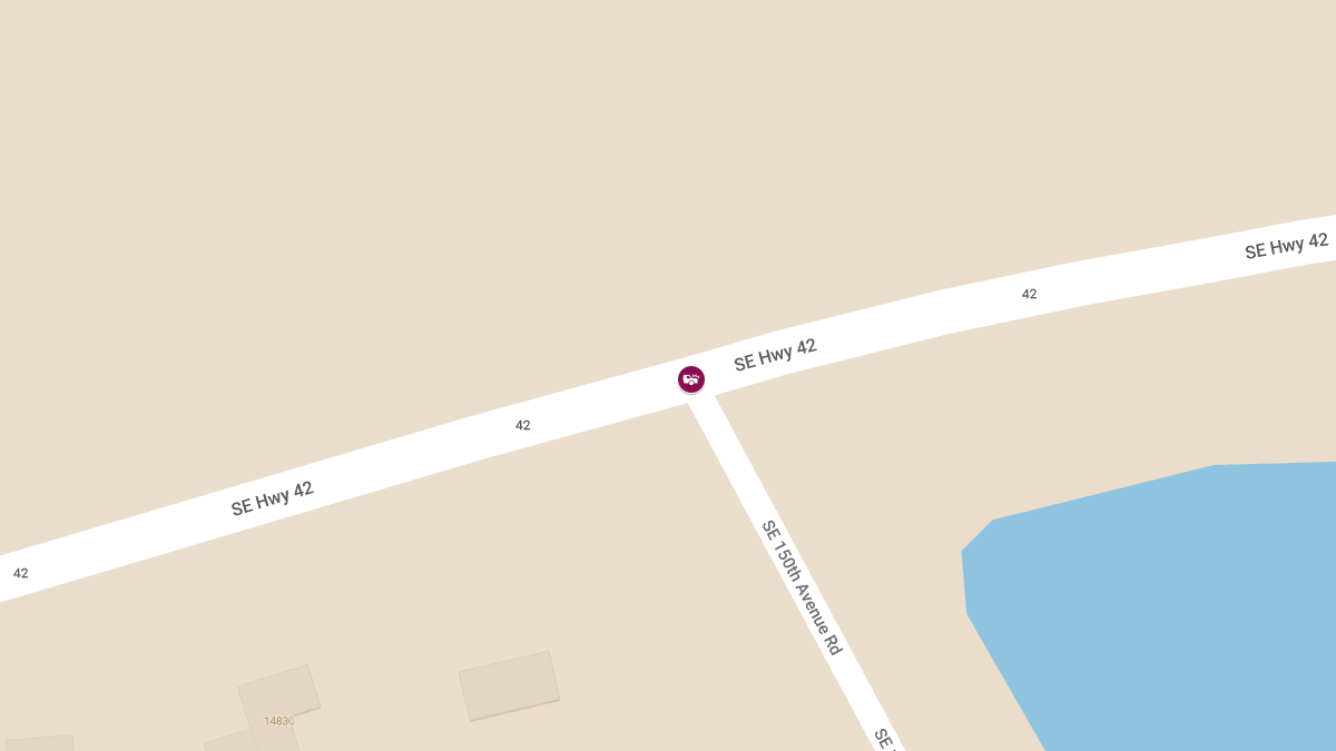 Traffic Crash Reported on SE Hwy 42 at SE 150th Ave