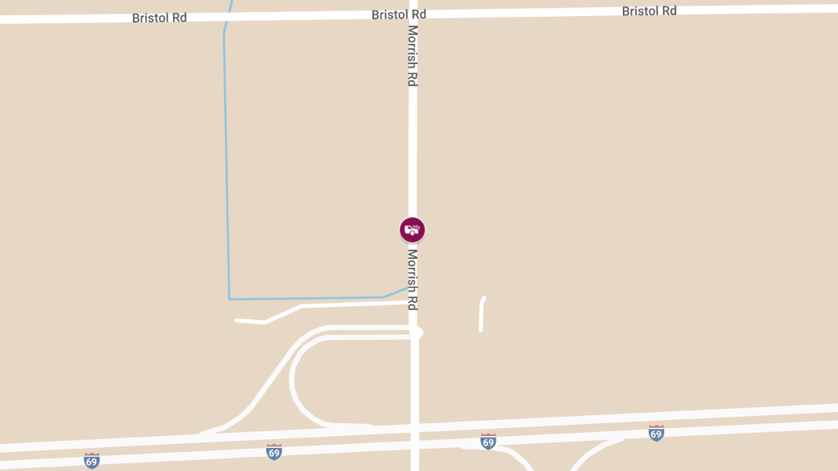 Traffic Crash with Injuries at 4141 S Morrish Rd near Meijer