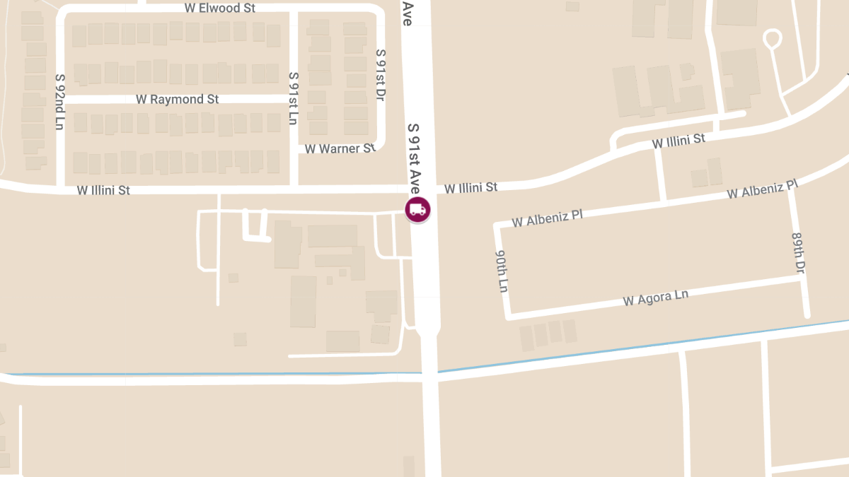 Truck Crash With Injuries at S 91st Ave and W Illini St