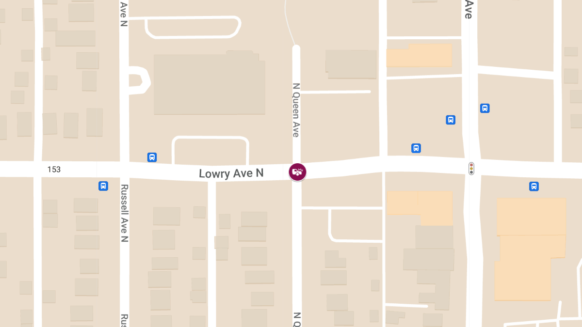 Two-Car Collision at Lowry Ave N & Queen Ave N Causes Injuries