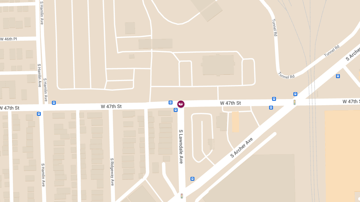 Two-Car Collision with Injuries at W 47th St & S Lawndale Ave