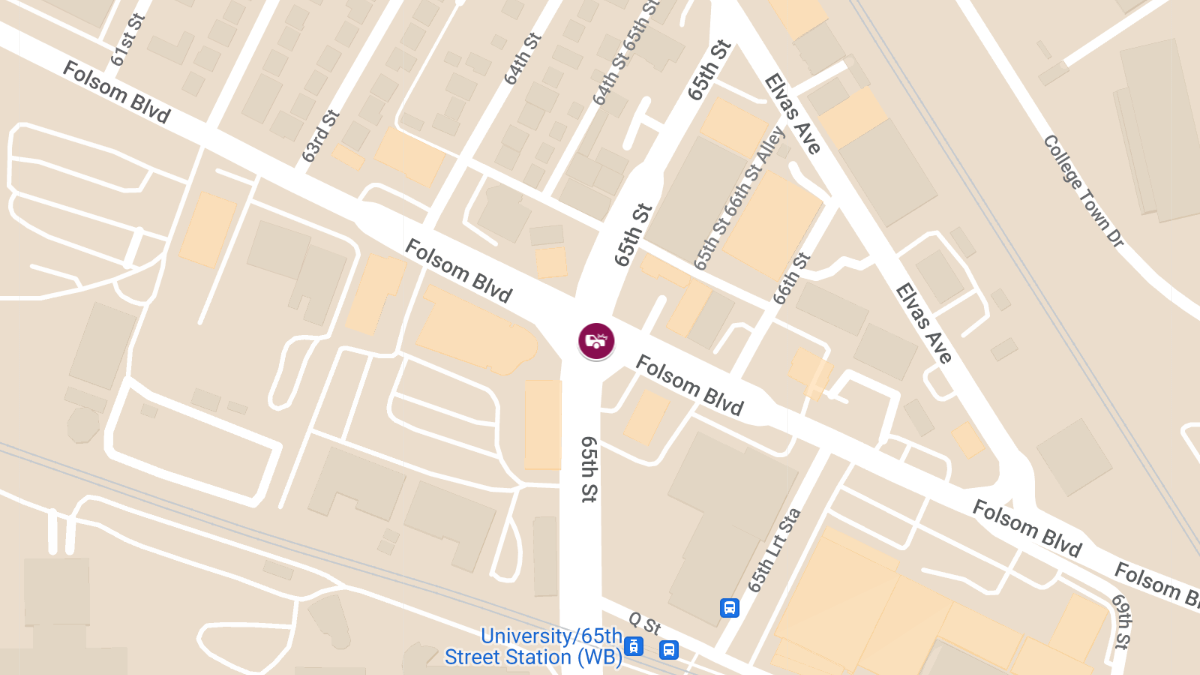 Two-Car Crash With Injuries at 65th St & Folsom Blvd