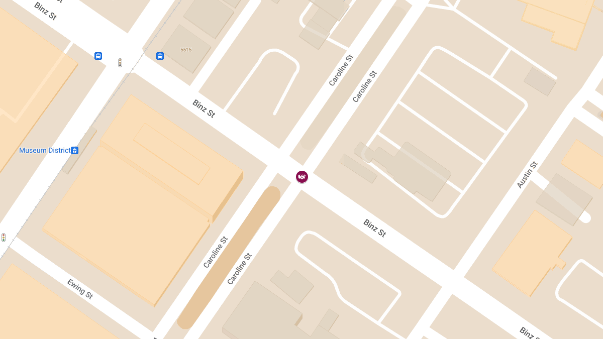 Two-Car Crash With Injuries at Caroline St & Binz St