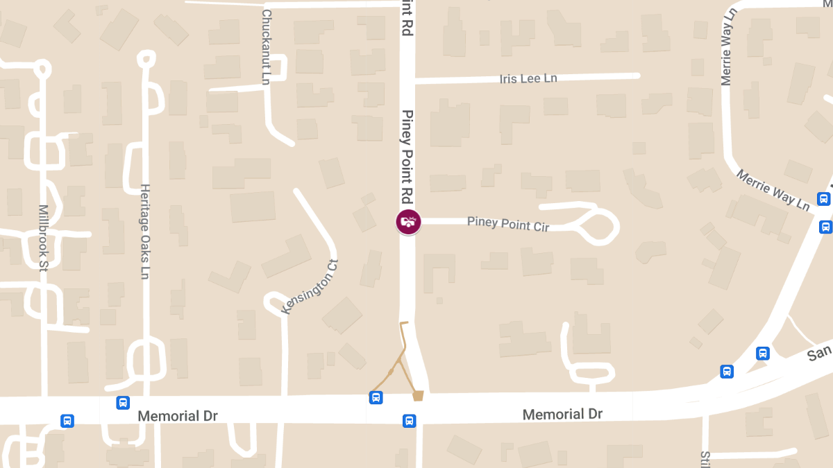 Two-Car Crash With Injuries at Piney Point Rd & Piney Point Cir