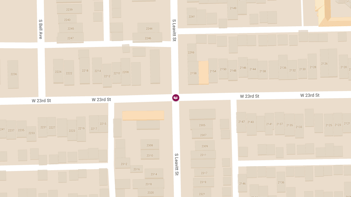 Two-Car Crash With Injuries at W 23rd St & S Leavitt St