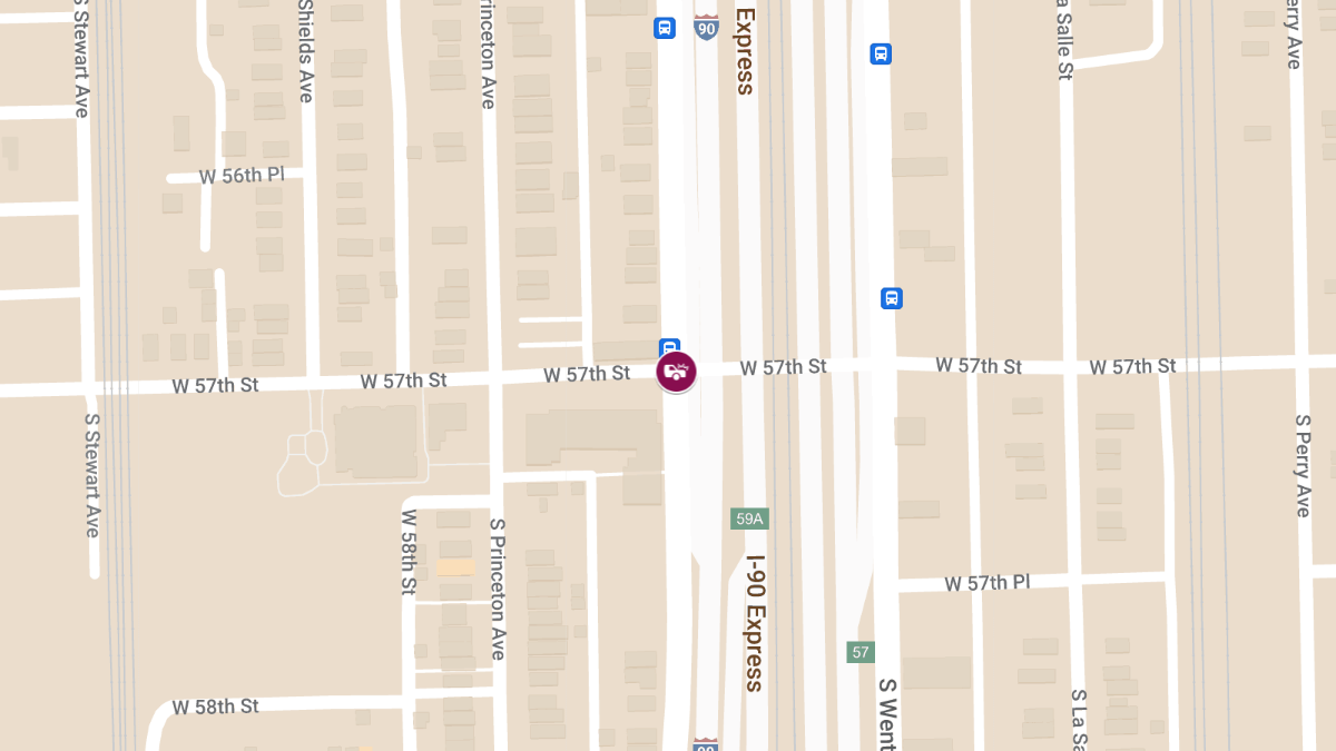 Two-Car Crash at W 57th St & S Wells St Leaves Woman Injured 