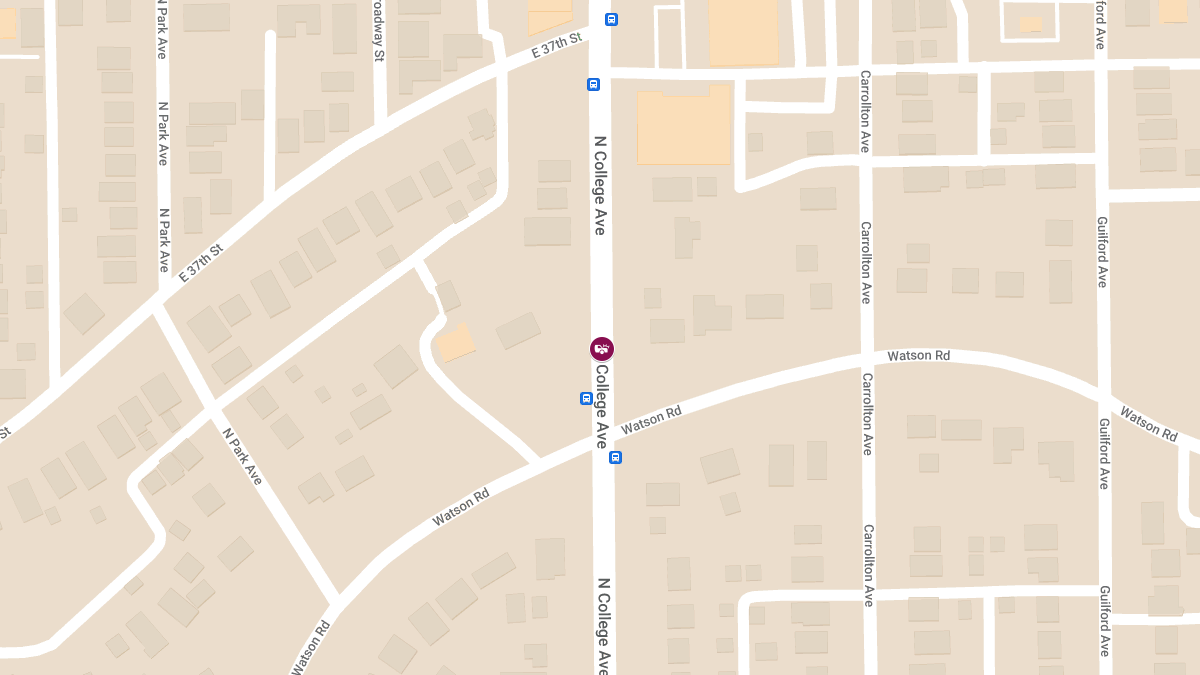 Two-Car Crash with Injuries at 3700 N College Ave