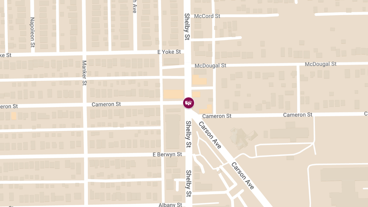 Two-Car Crash with Injuries at Cameron St & Shelby St