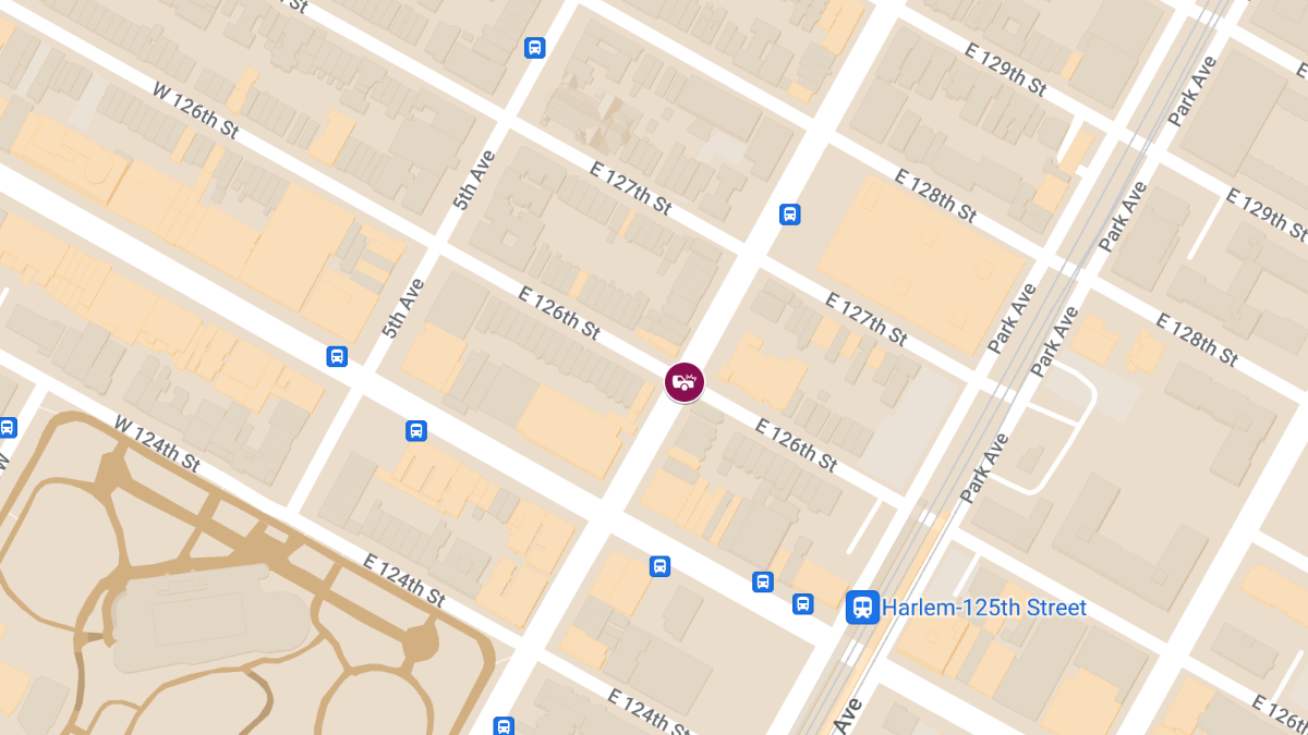 Two-Car Crash with Injuries at E 126th St & Madison Ave
