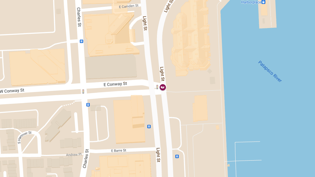 Two-Car Crash with Injuries at Light St & E Conway St
