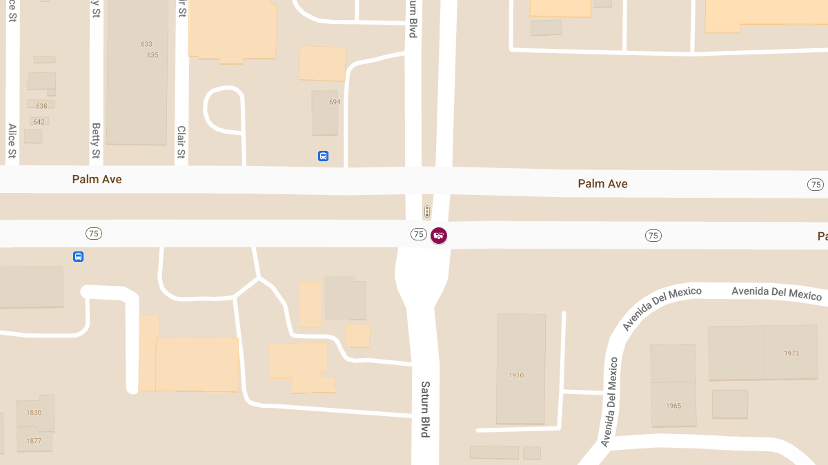 Two-Car Crash with Injuries at Saturn Blvd & Palm Ave