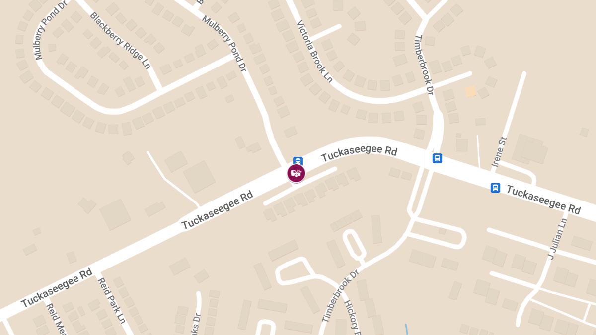 Two-Car Crash with Injuries at Tuckaseegee Rd & Mulberry Pond Dr
