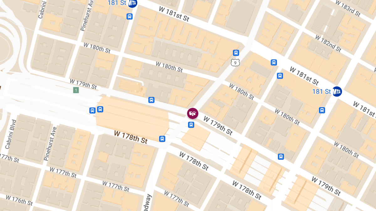 Two-Car Crash with Injuries at W 179th St & Broadway