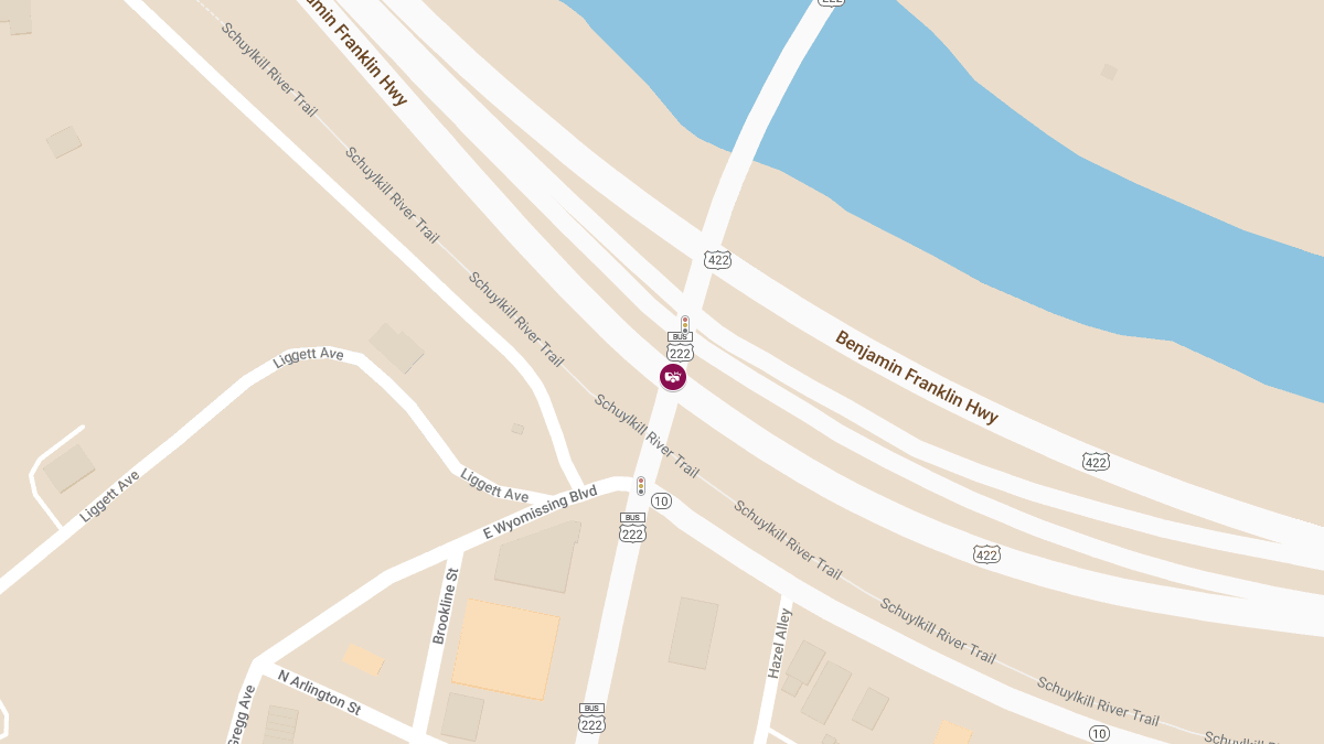 Two-Car Crash with Injuries on Lancaster Ave at 422 Ramp