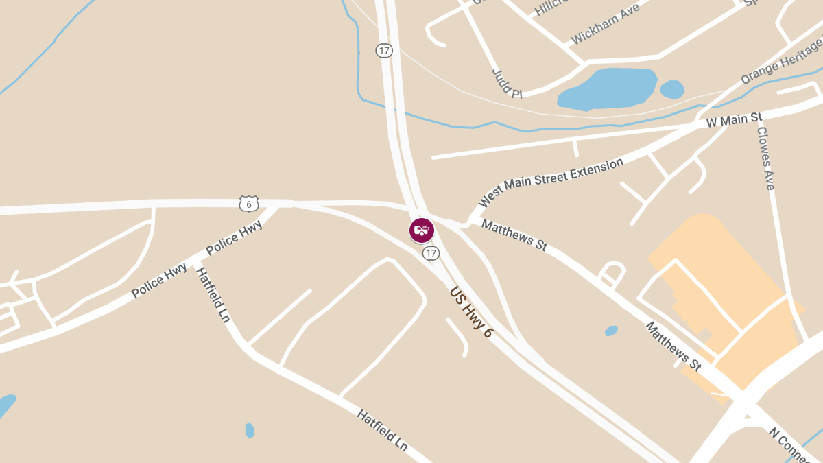 Two-Car Crash with Injuries on Rt 17 Eastbound at Exit 123