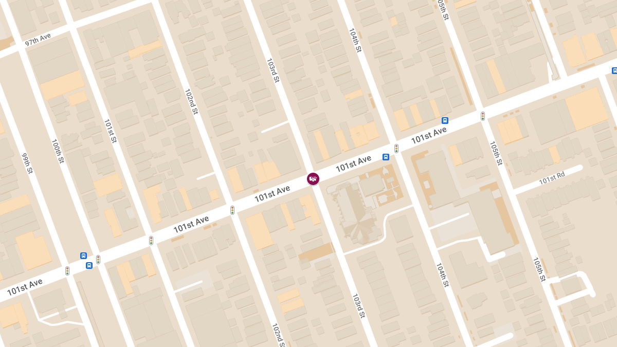 Two Injured in Collision Involving EMS at 101st Ave & 103rd St