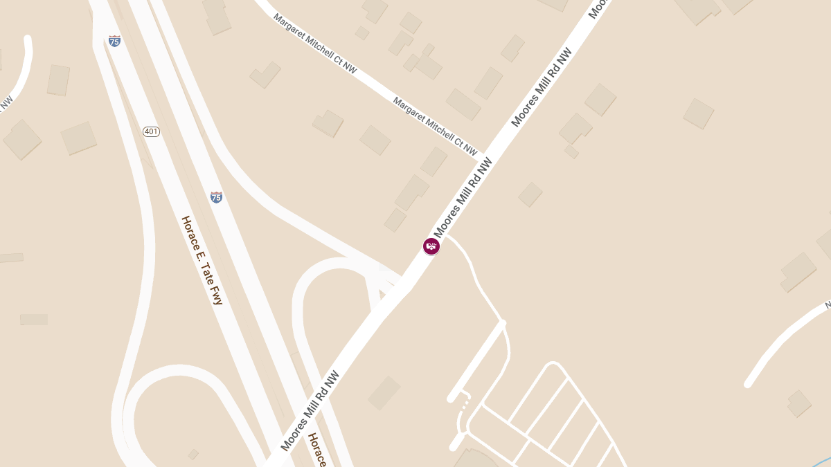 Two Injured in Collision at 1159 Moores Mill Rd NW