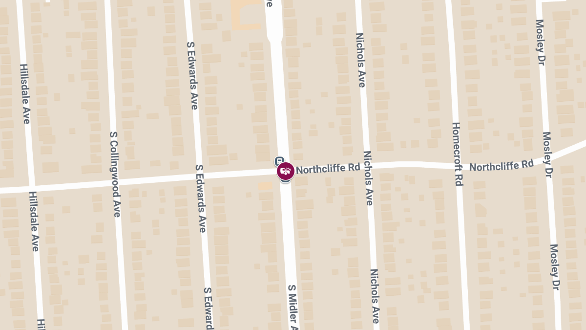 Two Injured in Crash at Northcliffe Rd & S Midler Ave Following Police Pursuit