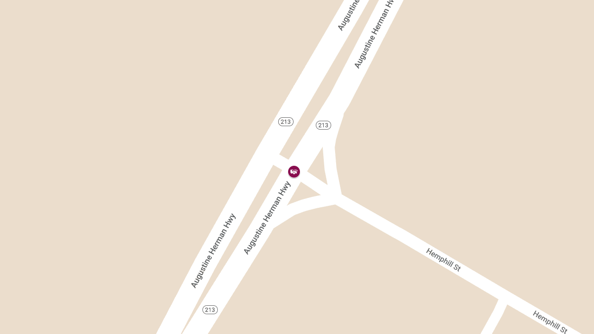 Two Injured in Crash on Augustine Herman Hwy at Lock St