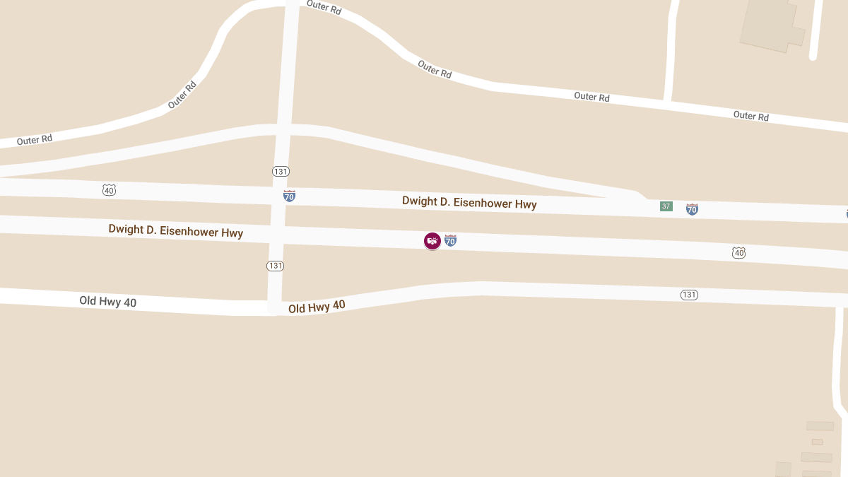 Two Injured in Crash on I-70 Near MM 40.4