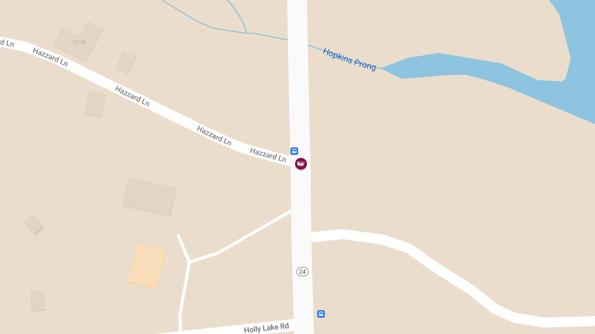 Two Injured in Crash on John J Williams Hwy & Hazzard Ln