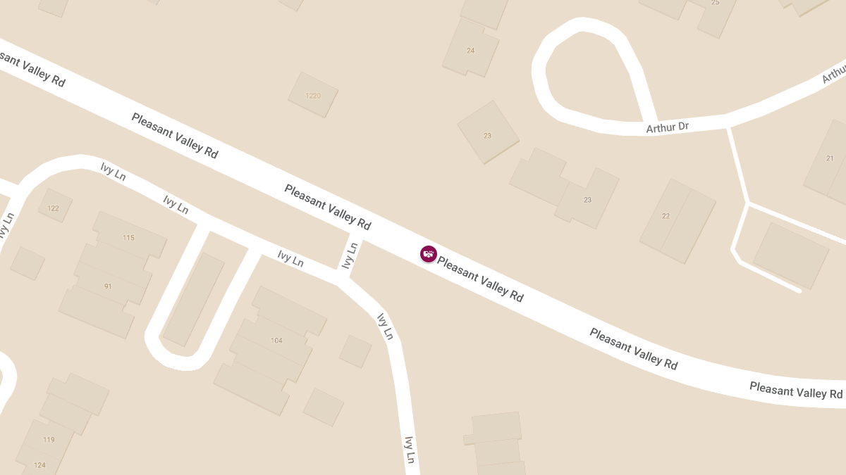 Two Injured in Crash on Pleasant Valley Rd Near Ivy Ln