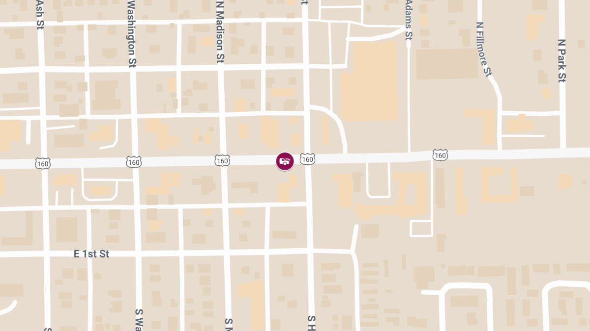 Two Injured in Crash on US 160 Near West Plains