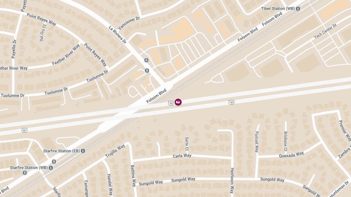 Two Injured in Fiery Crash on Highway 50 in Rosemont