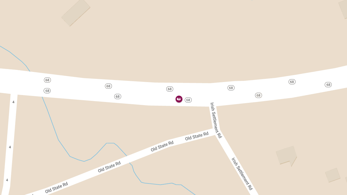 Two Injured in Head-On Crash on State Hwy 68