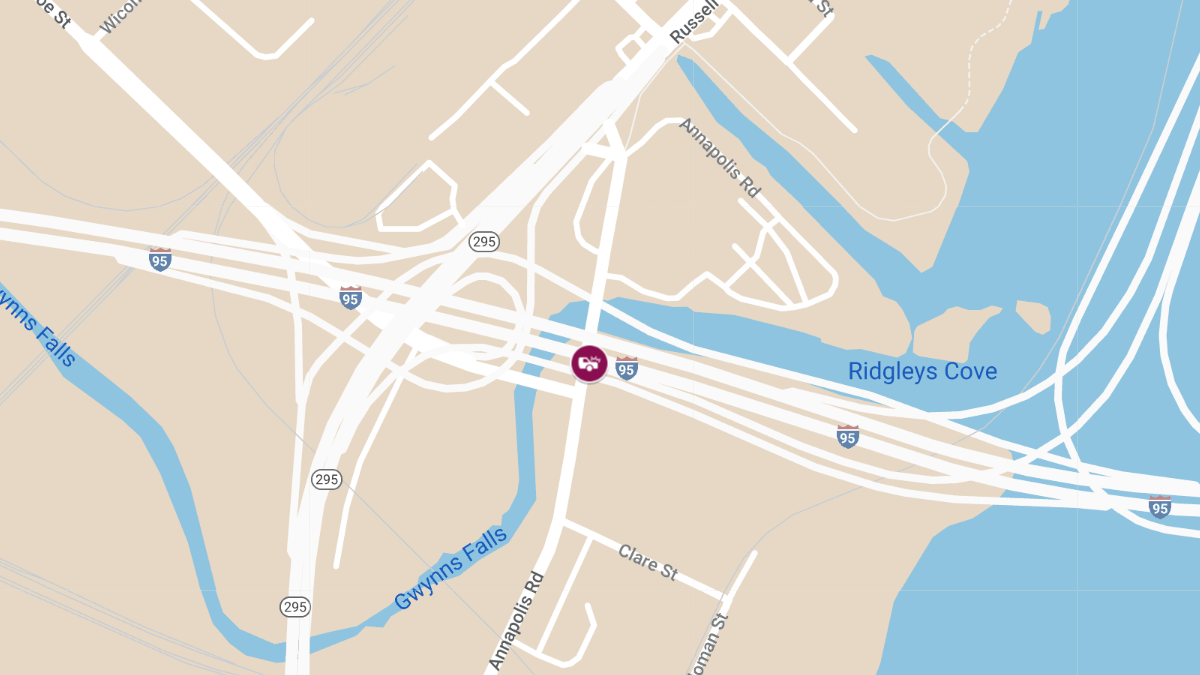 Two Injured in Multi-Vehicle Crash on I-95 Near Arbutus