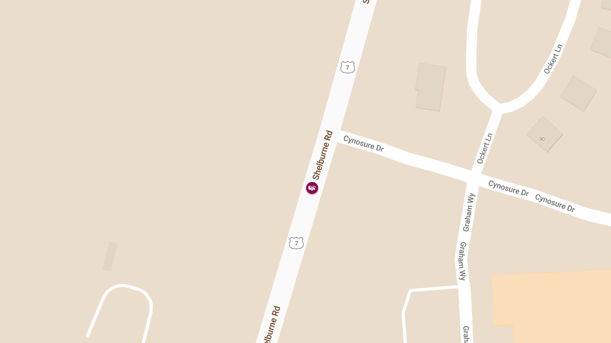 Two Injured in Multi-Vehicle Crash on Shelburne Rd