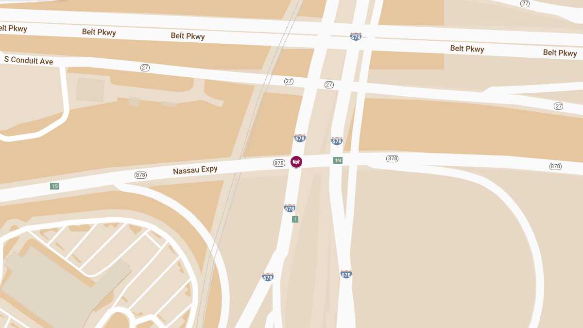 Two Injured in Three-Vehicle Crash at Van Wyck Expy & Nassau Expy