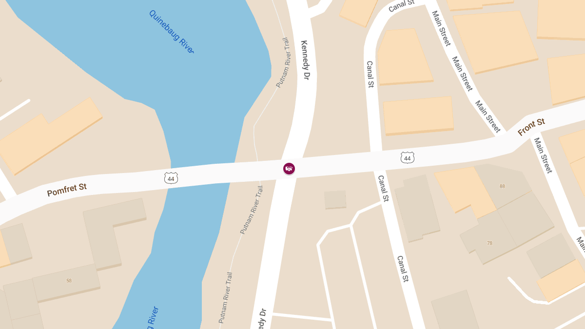 Two Injured in Two-Car Crash at Kennedy Dr & Pomfret St