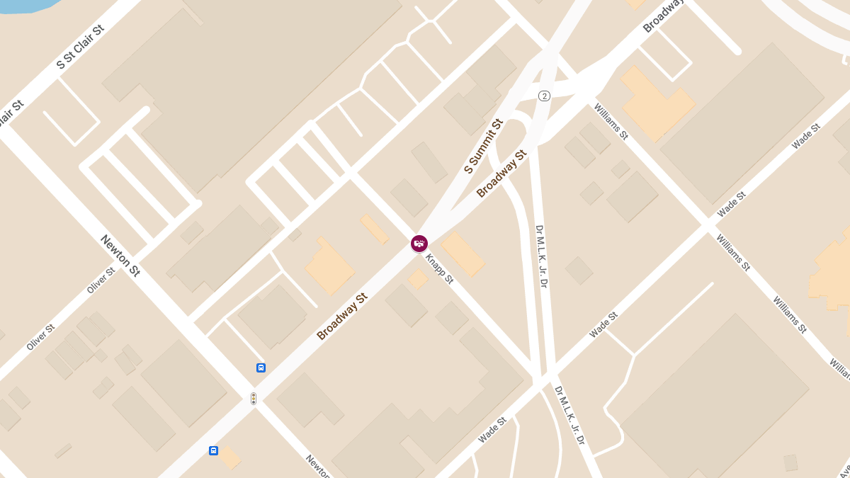 Two Injured in Two-Vehicle Collision at Broadway St & Knapp St