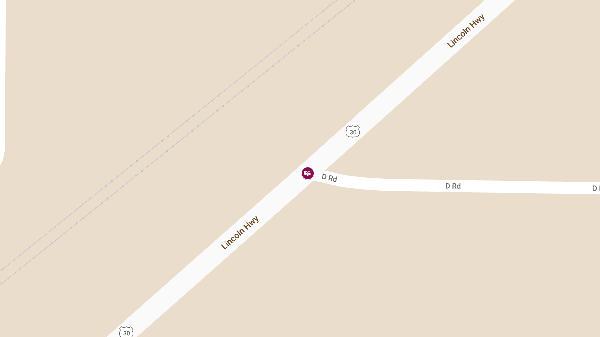 Two Injured in Two-Vehicle Crash on Highway 30 at D Rd