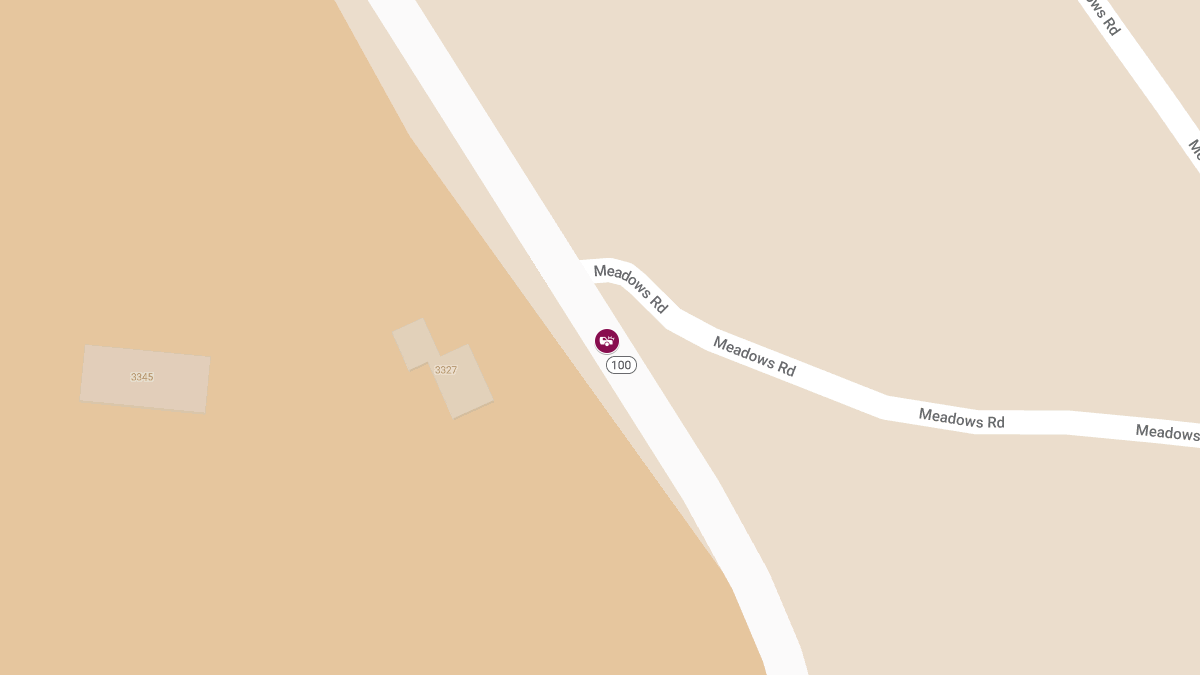 Two Injured in Two-Vehicle Crash on Rte 100 Near Meadows Rd