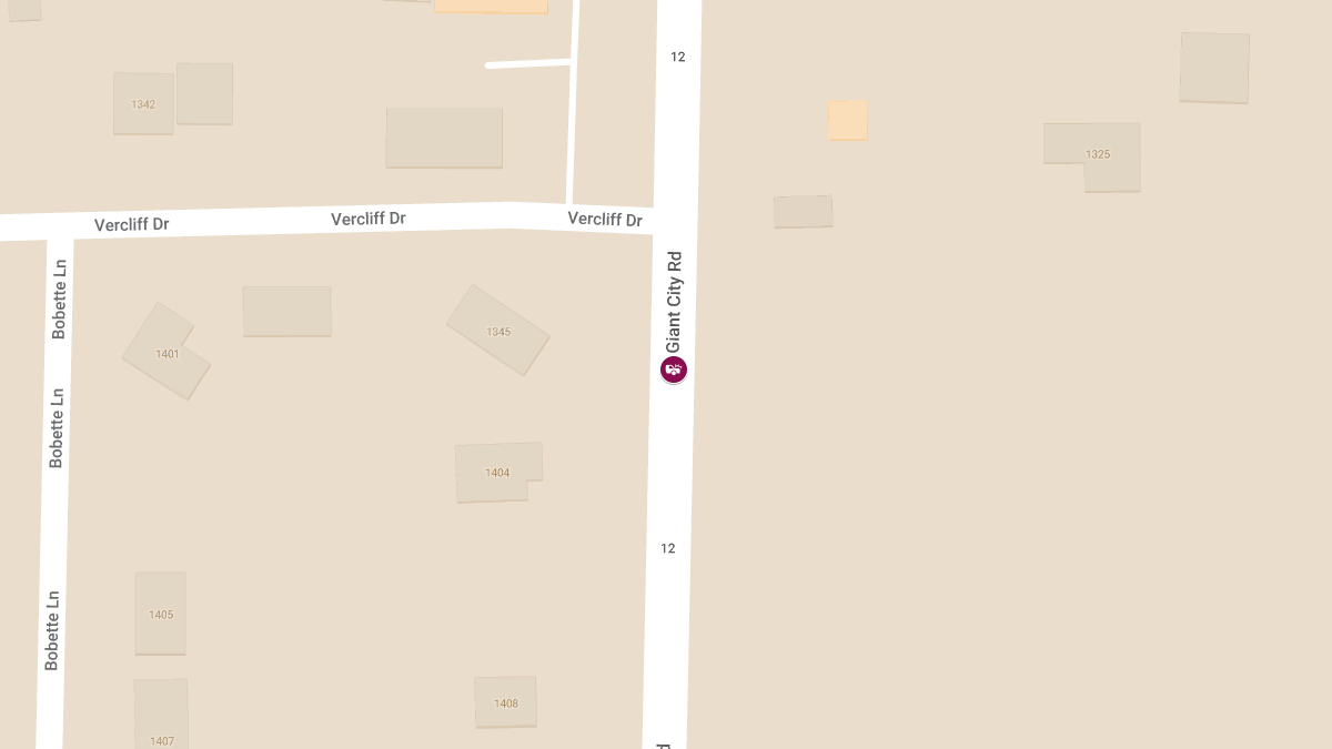 Two Injured in Two-Vehicle Crash on S Giant City Rd