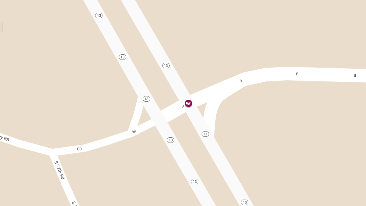 Two Juveniles Injured in Crash on MO-13 at Rte B