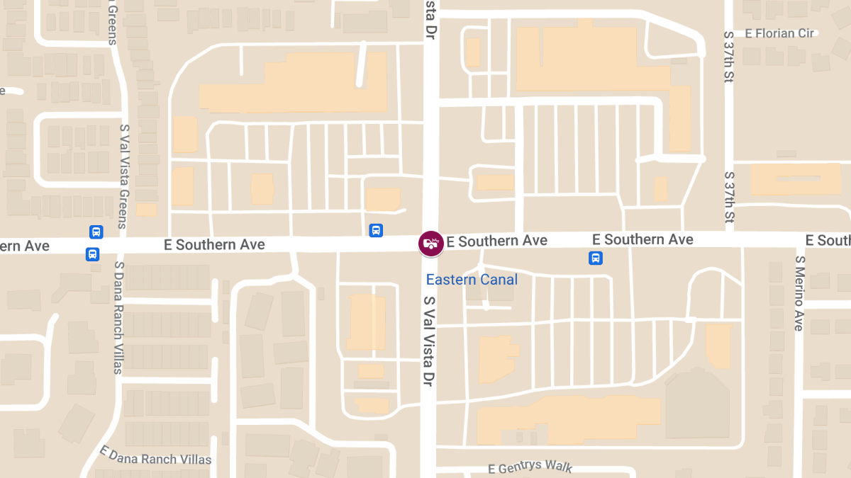 Two Killed, Two Children Injured in Three-Vehicle Crash at Val Vista Dr & Southern Ave