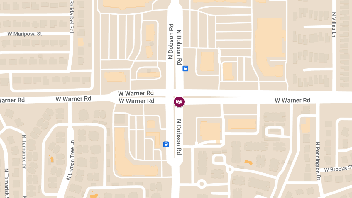 Two Motorcyclists Seriously Injured in Crash at Dobson Rd & Warner Rd