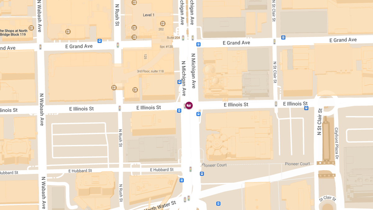 Two Police Officers Injured in Crash at N Michigan Ave & Illinois St