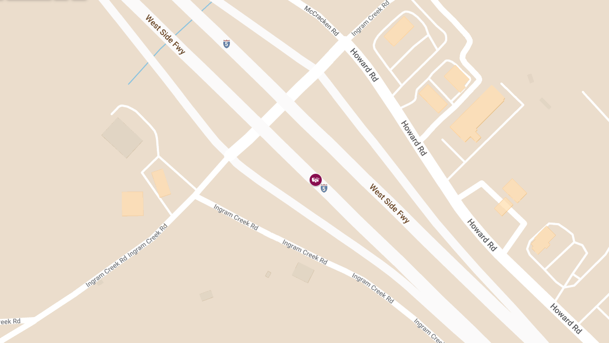 Two Seriously Injured in Major Crash on I-5 Near Howard Rd