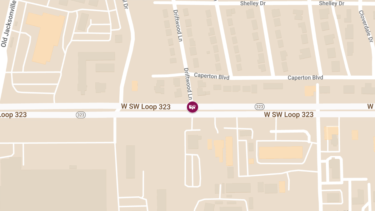 Two-Vehicle Accident With Injuries at W SW Loop 323 & D.C. Dr