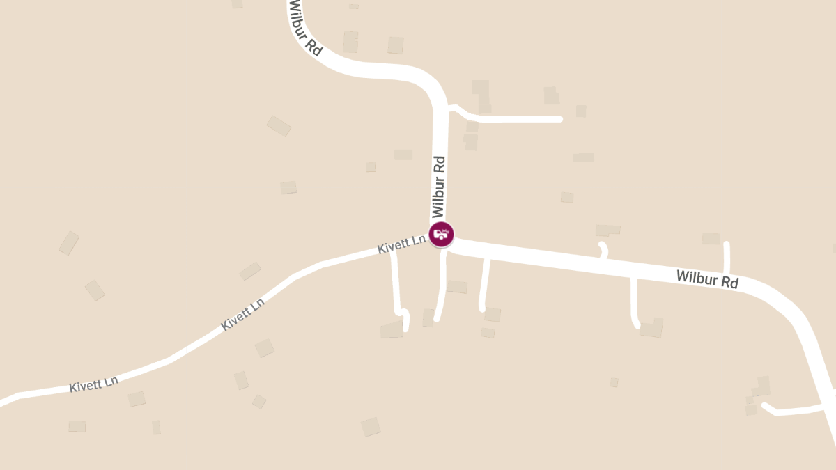 Two-Vehicle Accident with Entrapment at Wilbur Rd & Kivett Ln