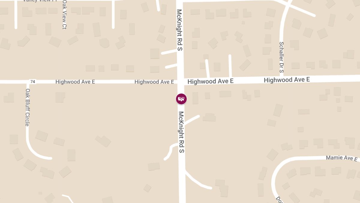 Two-Vehicle Accident with Injuries at 995 McKnight Rd S