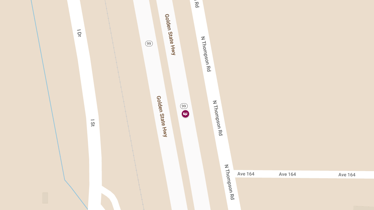Two-Vehicle Collision Near Philip S Raine Rest Area on SR-99 Causes Injuries