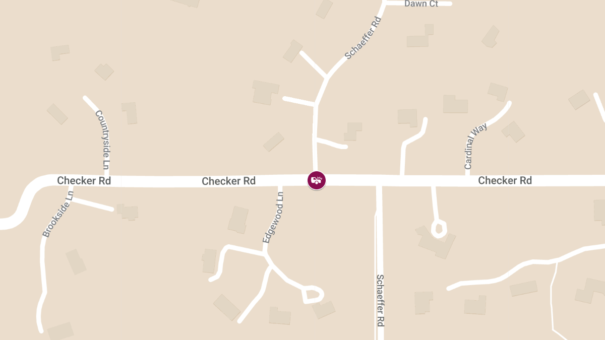 Two-Vehicle Collision With Injuries at Checker Rd & Schaeffer Rd